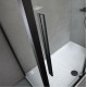 Ευθύγραμμη Καμπίνα Ντουζιέρας Devon Flow Slider 101-104x195cm Clear Glass SLF100C-400 Black Matt Ευθύγραμμη Καμπίνα Ντουζιέρας Devon Flow Slider 101-104x195cm Clear Glass SLF100C-400 Black Matt