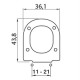 Κάλυμμα Λεκάνης Duroplast 0198 Qeen Εlvit Λευκό Soft Close 43,8x36.1εκ Κάλυμμα Λεκάνης Duroplast 0198 Qeen Εlvit Λευκό Soft Close 43,8x36.1εκ