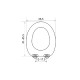 Κάλυμμα Λεκάνης WC Universal Thermoplast Elvit Akdeniz 0300 (41-45.5) x 36.5 cm
