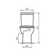 Λεκάνη Δαπέδου Ceramica Dolomite Group ideal Gemma J522801 Πορσελάνης Λευκή Κάθετης Αποχέτευσης με Καζανάκι και Κάλυμμα Duroplast Λεκάνη Δαπέδου Ceramica Dolomite Group ideal Gemma J522801 Πορσελάνης Λευκή Κάθετης Αποχέτευσης με Καζανάκι και Κάλυμμα Duroplast