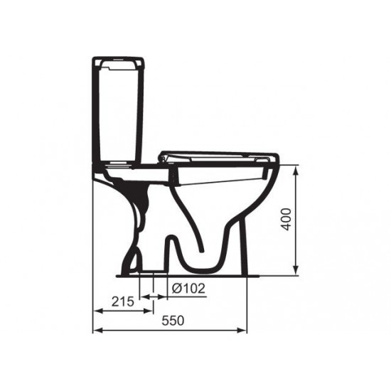 Λεκάνη Δαπέδου Ceramica Dolomite Group ideal Gemma J522801 Πορσελάνης Λευκή Κάθετης Αποχέτευσης με Καζανάκι και Κάλυμμα Duroplast Λεκάνη Δαπέδου Ceramica Dolomite Group ideal Gemma J522801 Πορσελάνης Λευκή Κάθετης Αποχέτευσης με Καζανάκι και Κάλυμμα Duroplast
