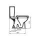 Λεκάνη Δαπέδου Ceramica Dolomite Group ideal Gemma J522801 Πορσελάνης Λευκή Κάθετης Αποχέτευσης με Καζανάκι και Κάλυμμα Duroplast Λεκάνη Δαπέδου Ceramica Dolomite Group ideal Gemma J522801 Πορσελάνης Λευκή Κάθετης Αποχέτευσης με Καζανάκι και Κάλυμμα Duroplast