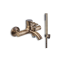 Μπαταρία Λουτρού Αναμεικτική Modea Etna Minimal Brushed Bronze 00-07012/BR 