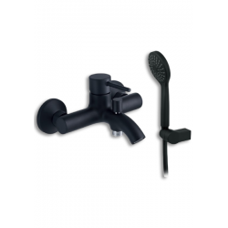 Μπαταρία Λουτρού Αναμεικτική Modea Etna Minimal Matt Black 00-07012/B