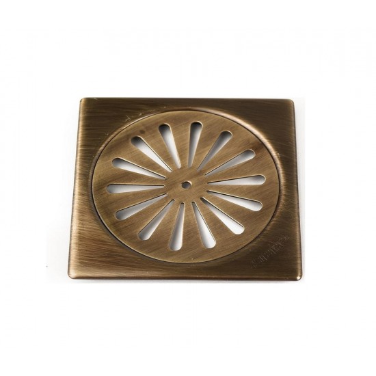 Σχάρα Δαπέδου Ορειχάλκινη Bronze 12x12 3993-1 Σχάρα Δαπέδου Ορειχάλκινη Bronze 12x12 3993-1