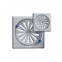 Σχάρα Ασφαλείας Inox 10x10cm Viospiral 15-1360 Aisi 304