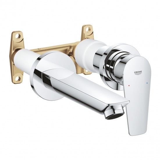 Εντοιχισμένη Μπαταρία Νιπτήρα 2 Οπών Grohe Bauedge 20474001 Ορειχάλκινη Χρωμέ Εντοιχισμένη Μπαταρία Νιπτήρα 2 Οπών Grohe Bauedge 20474001 Ορειχάλκινη Χρωμέ