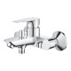 Μπαταρία Λουτρού Grohe Bauedge New 23604001 Ορειχάλκινη Χρωμέ Μπαταρία Λουτρού Grohe Bauedge New 23604001 Ορειχάλκινη Χρωμέ