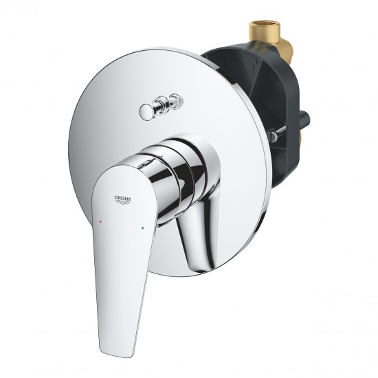 Μίκτης Λουτρού Grohe BauEdge 29079001 Χρωμέ Μίκτης Λουτρού Grohe BauEdge 29079001 Χρωμέ