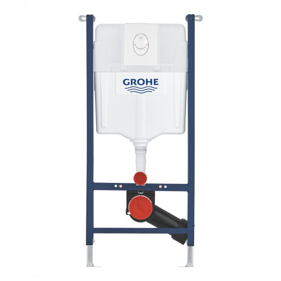Καζανάκι Εντοιχιζόμενο Rapid SL Σετ 3 σε 1 New Grohe 38719001 Για Κρεμαστές Λεκάνες Καζανάκι Εντοιχιζόμενο Rapid SL Σετ 3 σε 1 New Grohe 38719001 Για Κρεμαστές Λεκάνες