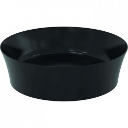 Νιπτήρας Μπάνιου Πορσελάνης Ideal Standard Ipalyss E1398V3 Κυκλικός Επικαθήμενος 40 x 40 cm Μαύρο Ματ