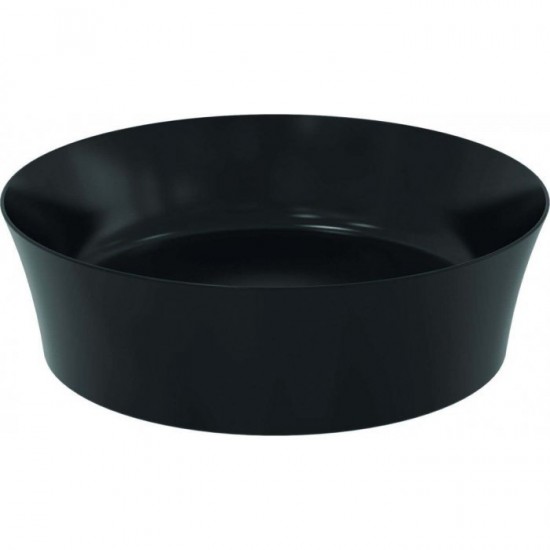 Νιπτήρας Μπάνιου Πορσελάνης Ideal Standard Ipalyss E1398V3 Κυκλικός Επικαθήμενος 40 x 40 cm Μαύρο Ματ Νιπτήρας Μπάνιου Πορσελάνης Ideal Standard Ipalyss E1398V3 Κυκλικός Επικαθήμενος 40 x 40 cm Μαύρο Ματ