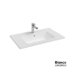 Επικαθήμενος Νιπτήρας Πορσελάνης Bianco Ceramica Flat 46 36080-300 81.5x46.5cm