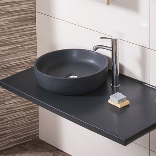 Επικαθήμενος Νιπτήρας Μπάνιου Φ44 Adamidis Cupa 44X 105048041 Μαύρο