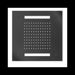 Τετράγωνη Κεφαλή Ντουζ 30x30cm Almar Easy Light Tempation E044172-411 Black brushed