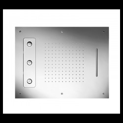 Ορθογώνια Κεφαλή Ντουζ 63x48cm Almar Spin Temptation E044189-100 Χρωμέ 