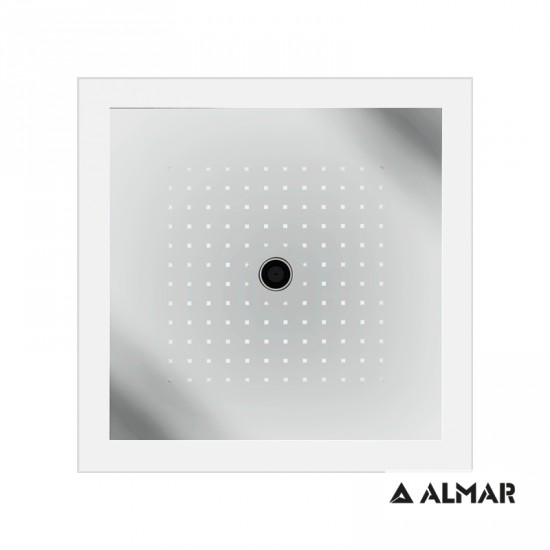 Τετράγωνη Κεφαλή Ντουζ 47x47 cm Almar Rainbow + Rain Icicle E044275-100 + E106000 Χρωμέ