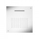 Τετράγωνη Κεφαλή Ντουζ 50x50cm Almar Square Temptation XL E044109-100 Χρωμέ 