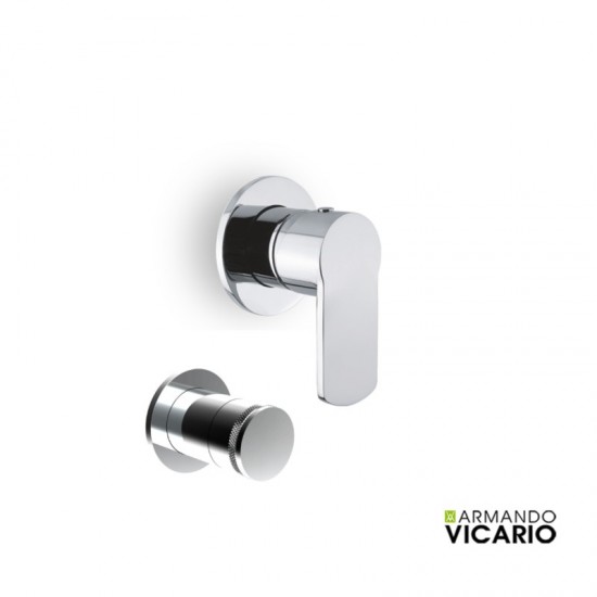 Μίκτης Εντοιχισμού 3 Εξόδων Με Εκτροπέα Armando Vicario Chrome Glam Χρωμέ Μίκτης Εντοιχισμού 3 Εξόδων Με Εκτροπέα Armando Vicario Chrome Glam Χρωμέ