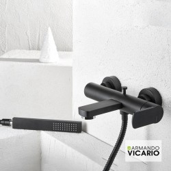 Μπαταρία Λουτρού Armando Vicario Glam 610100-400 Black Matt Μπαταρία Λουτρού Armando Vicario Glam 610100-400 Black Matt