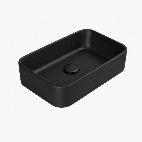 Επικαθήμενος Νιπτήρας Πορσελάνης 50x36,5 cm Cerastyle Hera 078207-97 Black Matt (Μαύρο Ματ) Επικαθήμενος Νιπτήρας Πορσελάνης 50x36,5 cm Cerastyle Hera 078207-97 Black Matt (Μαύρο Ματ)