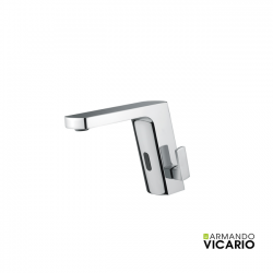 Μπαταρία Νιπτήρος Ηλεκτρονική Με Λεβιέ Ρύθμισης Θερμοκρασίας Armando Vicario Sensi 500646-100 Χρωμέ