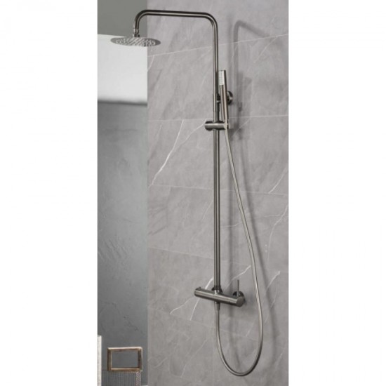 Στήλη Ντουζ 2 Εξόδων IMEX MONZA BDM039/BGM Black Gun Metal