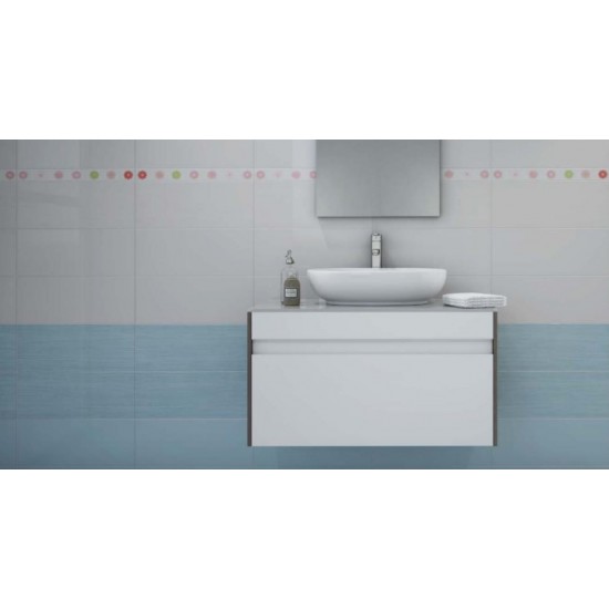 Πλακάκι Μπάνιου Pastel Blue 20x50 Μπλε Πλακάκι Μπάνιου Pastel Blue 20x50 Μπλε