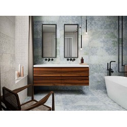 Πλακάκι Bohemian Blue Natural Rectificado 100Χ100 Ματ Aparici