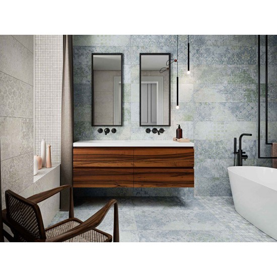 Πλακάκι Bohemian Blue Natural Rectificado 60Χ60 Ματ Aparici