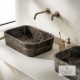 Μαρμάρινος Νιπτήρας Επιτραπέζιος 60Χ38cm FOSSIL Gaia Marble DS60-523 Emperador Dark Μαρμάρινος Νιπτήρας Επιτραπέζιος 60Χ38cm FOSSIL Gaia Marble DS60-523 Emperador Dark
