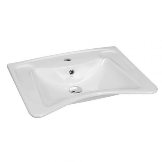 Νιπτήρας Μπάνιου ΑΜΕΑ Κρεμαστός 60x50cm Cerastyle 017100-U Λευκός