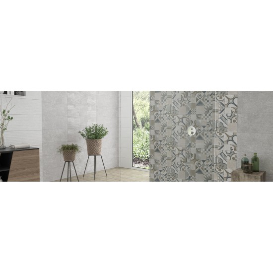 Πλακάκι Μπάνιου Corona Grey Stripes 25,5x75,5 Γκρι Ματ 4713 Πλακάκι Μπάνιου Corona Grey Stripes 25,5x75,5 Γκρι Ματ 4713