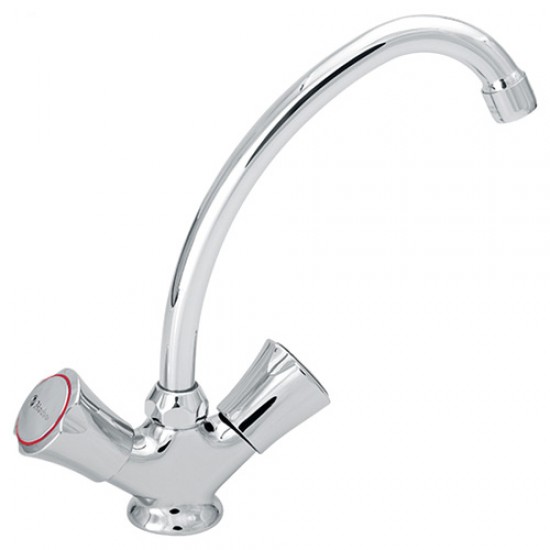 Μπαταρία Νεροχύτου Ζεστού Κρύου 180mm Σειρά CORONA MODEA 00-4303