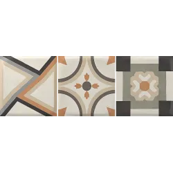 Outlet Πλακάκι Hidraulico Beige Α' 21x61cm Μπεζ Ματ
