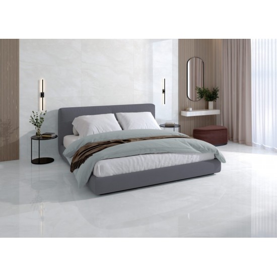 Πλακάκι Montecarlo White Pulido 60x120 Λευκό Γυαλιστερό