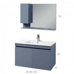 Εντοιχιζόμενη Μπαταρία Νιπτήρα Ferro Algeo BAG3PA22 Ασημί