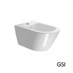 Λεκάνη Μπιντέ Κρεμαστή Πορσελάνης GSI Kube-x 9415 Swirlflush 55 εκ. 9465-300 