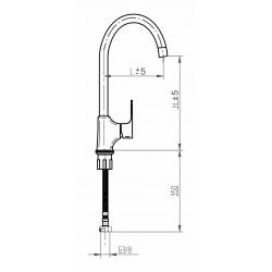 Μπαταρία Κουζίνας Επικαθήμενη Slovarm EH.3508.A Χρωμέ