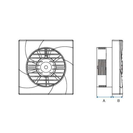 Εξαεριστήρας Γενικής Χρήσης Βαρέως Τύπου Viospiral Φ120 Marta Bvn 49-04010