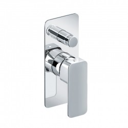 Μίκτης Εντοιχισμού 2 Εξόδων Eurorama Quadra Chrome 144030SL-100 Χρωμέ 