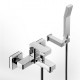 Μπαταρία Λουτρού Eurorama Quadra Chrome 144210-100 Χρωμέ Μπαταρία Λουτρού Eurorama Quadra Chrome 144210-100 Χρωμέ