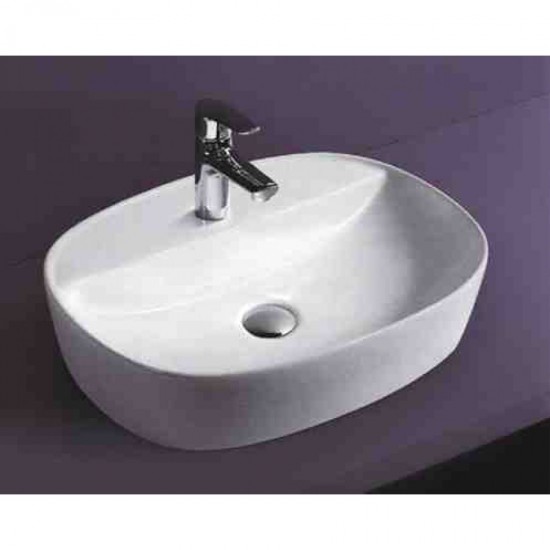 Επικαθήμενος Νιπτήρας Πορσελάνης 50x38cm Ceramita F029 Λευκό Επικαθήμενος Νιπτήρας Πορσελάνης 50x38cm Ceramita F029 Λευκό