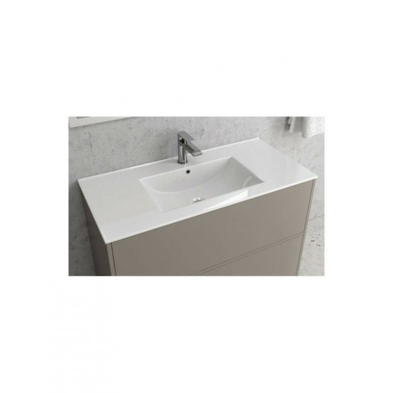 Ένθετος Νιπτήρας Μπάνιου 81×47cm Karag LT7506-80 Λευκός Ένθετος Νιπτήρας Μπάνιου 81×47cm Karag LT7506-80 Λευκός