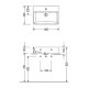 Επικαθήμενος Νιπτήρας Πορσελάνης Serel Tetra 60x42 cm με Οπή και με Δυνατότητα Τοποθέτησης και ως Κρεμαστός 2047-300 Λευκός Επικαθήμενος Νιπτήρας Πορσελάνης Serel Tetra 60x42 cm με Οπή και με Δυνατότητα Τοποθέτησης και ως Κρεμαστός 2047-300 Λευκός