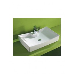 Επικαθήμενος Νιπτήρας Πορσελάνης 69x46cm Ceramita F179 Λευκό