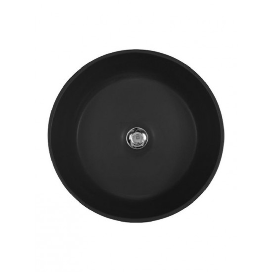 Επικαθήμενος Νιπτήρας Μπάνιου Φ44 Adamidis Cupa 44X 105048041 Μαύρο
