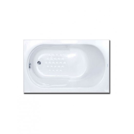 Ορθογώνια Μπανιέρα Ακρυλική Gloria 524 Sanitec 105x70x60cm Ορθογώνια Μπανιέρα Ακρυλική Gloria 524 Sanitec 105x70x60cm