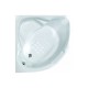 Μπανιέρα Γωνιακή Ακρυλική Samantha 501 Sanitec 105x105x50cm Μπανιέρα Γωνιακή Ακρυλική Samantha 501 Sanitec 105x105x50cm