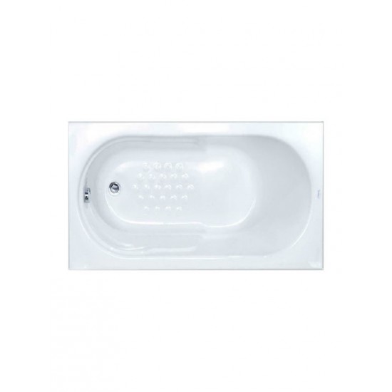 Ορθογώνια Μπανιέρα Ακρυλική Gloria 536 Sanitec 120x70x60cm Ορθογώνια Μπανιέρα Ακρυλική Gloria 536 Sanitec 120x70x60cm